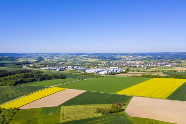 Luftaufnahme Landschaft Empfingen